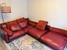Leather red corner for sale  WINSFORD