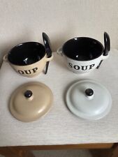 Ceramic soup bowls for sale  BENFLEET
