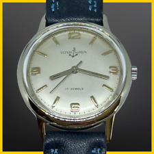 VTG ULYSSE NARDIN NICKEL PLATED CASE SILVER DIAL WORKING 1950 APROX., used for sale  Shipping to South Africa