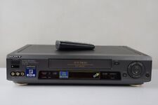 SONY VHS VCR SLV ED6 HI-FI 6 CABEZALES Reproductor Grabadora PAL MESECAM NTSC, usado segunda mano  Embacar hacia Argentina