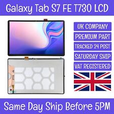 Digitalizador de tela LCD preto para Samsung Galaxy Tab S7 FE 12,4” SM-T730 T733 T735 comprar usado  Enviando para Brazil