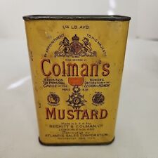 Vintage colmans mustard for sale  Tulare