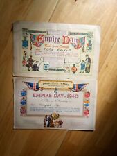 Empire day certificates for sale  DUNMOW