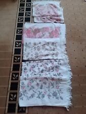 Vintage floral towel for sale  HUDDERSFIELD