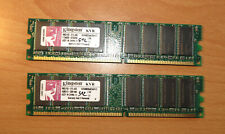 Used, Kingston KVR400x64C3A/512 Memory Kit Module 512MB DDR for sale  Shipping to South Africa