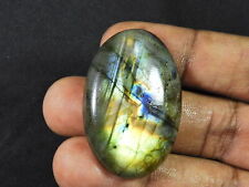 PIEDRA PRECIOSA SUELTA DE CURACIÓN CRISTALINA LABRADORITA NATURAL MARQUESA 23X49X08 MM segunda mano  Embacar hacia Argentina