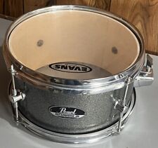 Pearl Roadshow Jr.  10 x 5.5  Rack Tom Drum - Metallic Grey, Evans, 3/4” Mount!!, used for sale  Shipping to South Africa