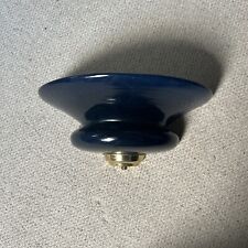 Blue glass brass for sale  ALCESTER