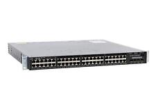 Switch de Ethernet Cisco 3650 Catalyst WD-C3650 48 Portas Gigabit PoE 4x SFP com Orelhas comprar usado  Enviando para Brazil