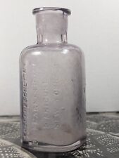 Amethyst 1890s Dr. J Parker Pray Manicure New York Bottle | Found in Hawaii for sale  Shipping to South Africa