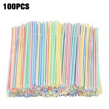 100 straws plastic for sale  Shipping to Ireland