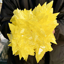 2,6 funta rzadki żółty kryształ siarki kwarc kryształ mineralny próbka na sprzedaż  Wysyłka do Poland