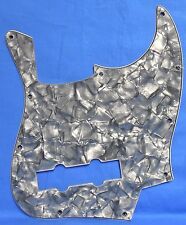 NEW REPLACEMENT BLACK GRAY PEARLOID PICKGUARD FOR FENDER JAZZ BASS GUITAR for sale  Shipping to United Kingdom