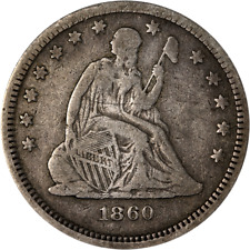 1860 seated liberty for sale  Shipping to Ireland