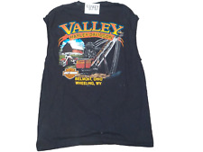 Camisa muscular grande negra Harley-Davidson Valley Belmont, Ohio Wheeling, WV para hombre segunda mano  Embacar hacia Argentina