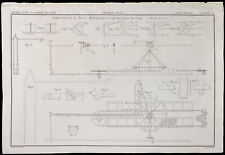 1850ca antique plan d'occasion  Expédié en Belgium