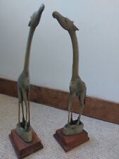 Pair carved horn for sale  BRIGHTON