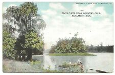 River View Near Country Club, Beaumont, TX 1907 by E. Szafir & Son & Curt Teich, używany na sprzedaż  Wysyłka do Poland