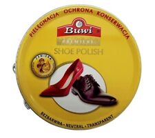 Buwi Premiere Polish polish shoe care cream leather suede nubuck cleaner boots for sale  Shipping to South Africa