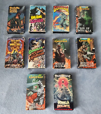 Godzilla 10 Movie Lot (VHS, 1955 - 1989, Acceptable - Good) comprar usado  Enviando para Brazil