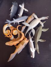 CollectA tube figures lot prehistoric marine animals pliosaurus xiphactinus more, used for sale  Shipping to South Africa