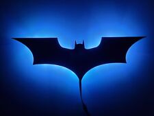 Logotipo de Batman LED luz nocturna, luz temática caballero oscuro segunda mano  Embacar hacia Mexico