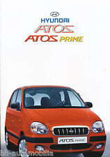 Usado, Hyundai Atos Prime Prospekt 2001 5/01 D brochure prospectus catalogus catalogo comprar usado  Enviando para Brazil