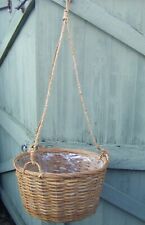 Rattan hanging basket for sale  TELFORD