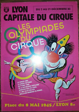 Programme olympiades cirque d'occasion  Rueil-Malmaison