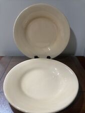 POTTERY BARN  SAUSALITO IVORY - Set of 2 Dinner Plates for sale  Shipping to South Africa