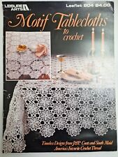 Motif tablecloths crochet for sale  Libby
