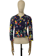 Chaqueta Blazer de Algodón Love Moschino con Estampado Floral Talla EE. UU. 6 I 42, usado segunda mano  Embacar hacia Mexico