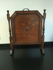 Vintage Wooden Fire Screen Guard 53cm Wide. 66cm High for sale  Shipping to South Africa