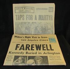 Kennedy assassination newspape for sale  San Bernardino