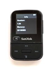 SanDisk Sansa Clip Sport Go 32 GB Radio Carpetas FM Reproductor de MP3 Música Recto de Voz segunda mano  Embacar hacia Argentina