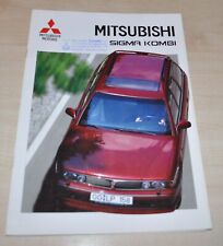 1993 1994 Mitsubishi Sigma Kombi Station Wagon Broszura sprzedaży Broszura Broszura DE, używany na sprzedaż  PL