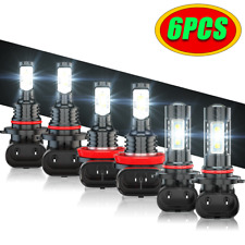 Para Subaru Forester 2009-2013 faróis LED Fog Light Bulbs Combo 9005 + H11 + 9145, usado comprar usado  Enviando para Brazil