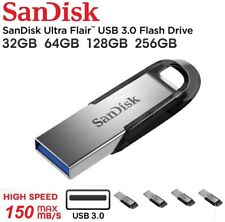 Pen drive flash pen drive SanDisk Ultra Flair USB 32GB 64GB 128GB 3.0 comprar usado  Enviando para Brazil
