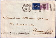 Regno 1924 lettera usato  Novedrate