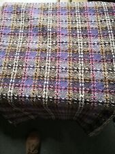 Stunning wool check for sale  TODMORDEN