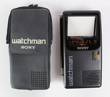 SONY FD-270 Watchman Flat Screen B&W Portable TV, Television with Case, used for sale  Shipping to South Africa