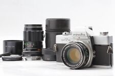 [EXC+4] Minolta SRT 101 Film Camera + MC Rokkor-PF 55mm f1.7 + 135mm Lens Other for sale  Shipping to South Africa