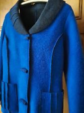 Blaue schurwolljacke unikat gebraucht kaufen  Lorup