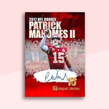 2017 autografiado Patrick Mahomes II año de novato novedad NFL Kansas City Chiefs segunda mano  Embacar hacia Argentina