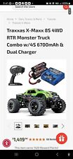 Traxxas 770864red maxx for sale  Mitchellville