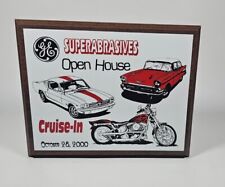 Vintage Cruise In GE Superabrasives Car Show 10x8 Wood Wall Plaque Art Man Cave  for sale  Shipping to South Africa