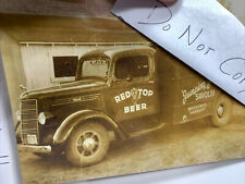 Reprint Photo Red Top Beer Truck Cincinnati Ohio 4 X 6, used for sale  Shipping to South Africa