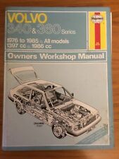 VOLVO HAYNES WORKSHOP MANUAL FOR THE 340 AND 360 MODELS., used for sale  Shipping to South Africa