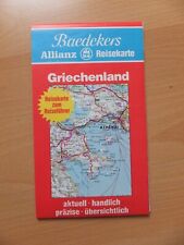 Reisekarte baedeker griechenla gebraucht kaufen  Mönchengladbach