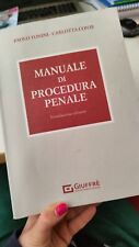 Manuale procedura penale usato  Gioia Del Colle